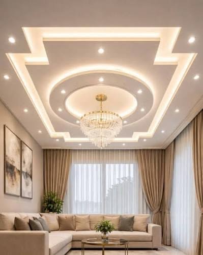 Modern living room interior finishing by Pro Home Decor